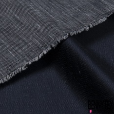 Satin Viscose imprimé petit pépin noir fond vert chasseur