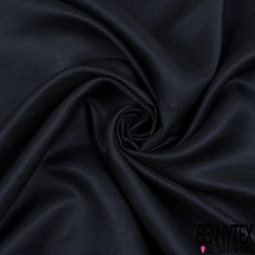 Satin Viscose imprimé petit pépin noir fond vert chasseur