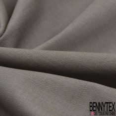 Drap de laine tailleur élasthanne uni beige