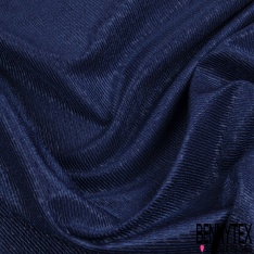 Jacquard viscose créateur texturé 3D tâche marine fond lavande envers noir petite laize