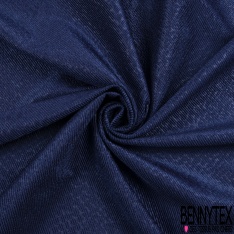 Jacquard viscose créateur texturé 3D tâche marine fond lavande envers noir petite laize