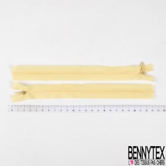 Lot de 2 zips invisibles 25 cm framboise écrasée