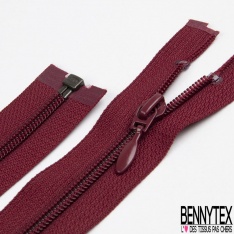 Lot de 2 zips séparables maille bagage 52 cm ton bordeaux