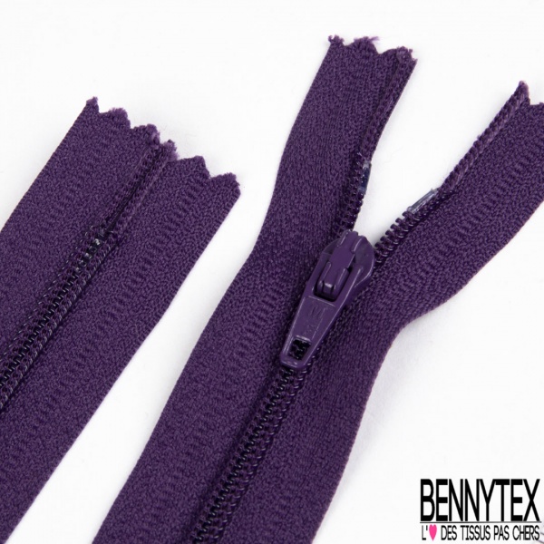 Lot de 2 zips non séparables maille bagage 22 cm crème de banane
