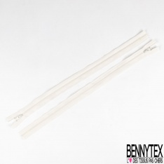 Lot de 2 zips non séparables maille bagage 24 cm pourpre impérial