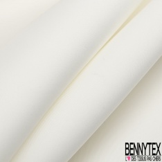 Néoprène double face blanc discret