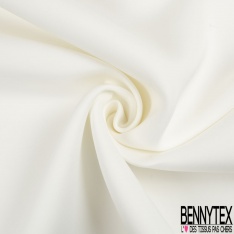 Néoprène double face blanc discret
