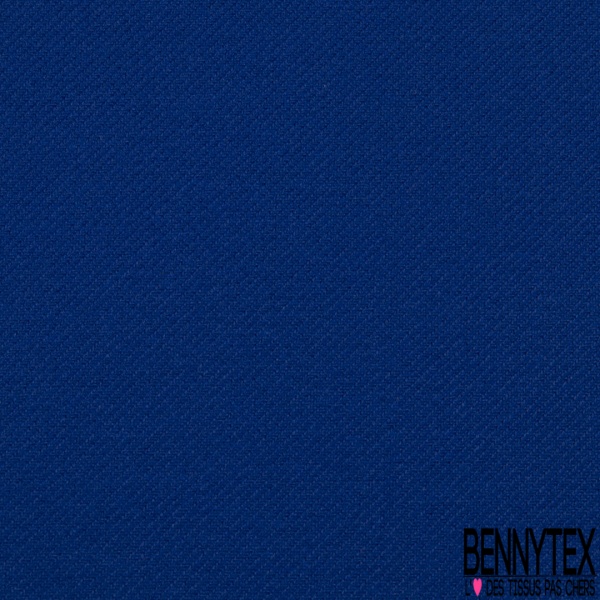 Gabardine de coton sergé élasthanne uni blanc discret