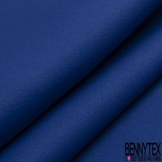 Gabardine de coton sergé élasthanne uni blanc discret