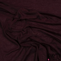Jersey polyester gratté uni noir