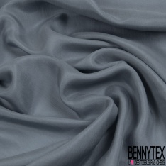 Voile organza de soie fluide uni blanc naturel petite laize