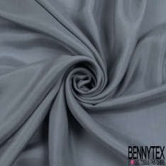 Voile organza de soie fluide uni blanc naturel petite laize