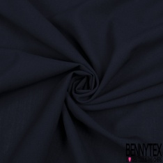 Coupon 3m Laine froide tailleur uni bleu insigne