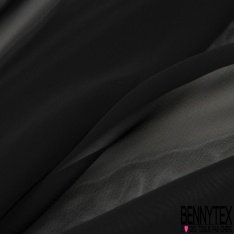 Mousseline de soie georgette uni pétale de rose