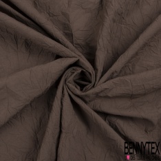Coupon 3m Coton polyester froissé uni gland