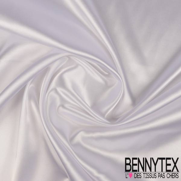 Satin Polyester Blanc