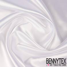 Satin Polyester Blanc