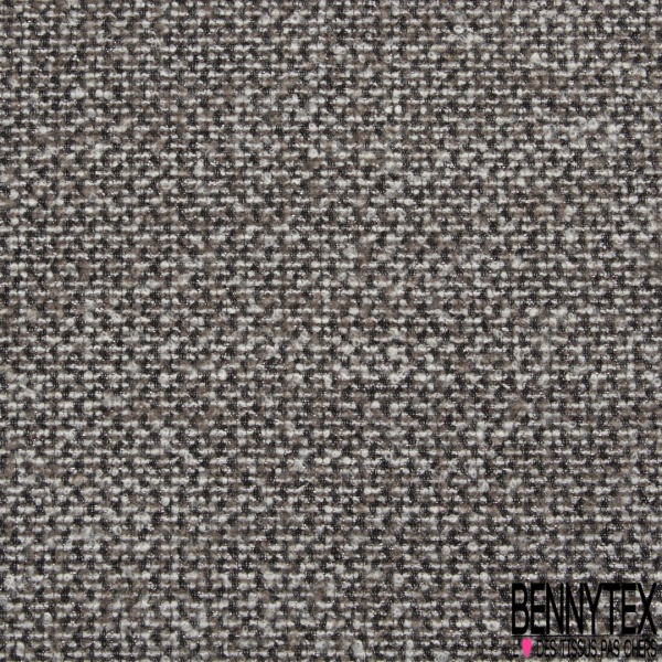 Jacquard coton motif amérindien géométrique blanc discret fond bleu nuit citron