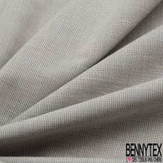 Coupon 3m coton tissé teint fin motif tartan bleu charron chocolat fond beige pastel