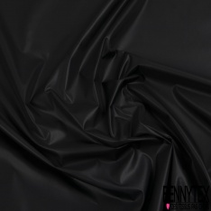 Tissu coupe-vent imperméable uni noir