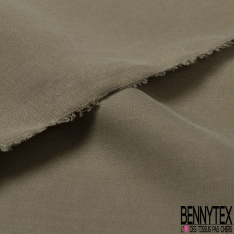 Coupon 3m Doublure polyester jacquard ton sur ton beige chaud
