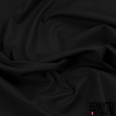 Coupon 3m Laine froide tailleur rigide uni noir