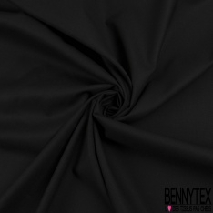 Coupon 3m Laine froide tailleur rigide uni noir