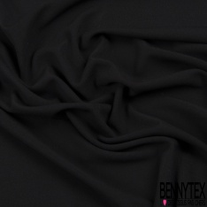 Coupon 3m crêpe morgpolyester uni noir