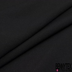 Coupon 3m crêpe morgpolyester uni noir