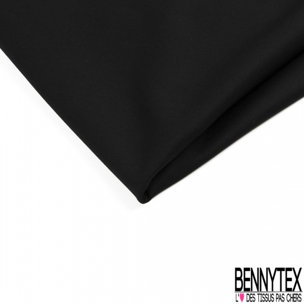 Coupon 3m Laine froide tailleur sèche uni noir