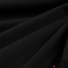 Coupon 3m Laine froide tailleur sèche uni noir