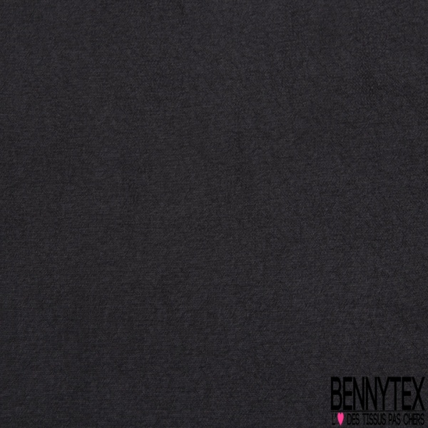 Coupons de 3m de mousseline polyester motif floral ton sur ton blanc optique