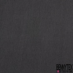 Mousseline de soie georgette uni noir