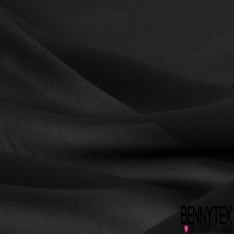 Mousseline de soie georgette uni noir