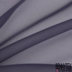 Organza de soie uni chocolat