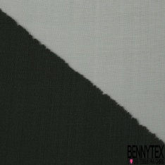 Organza de soie uni vert bouteille