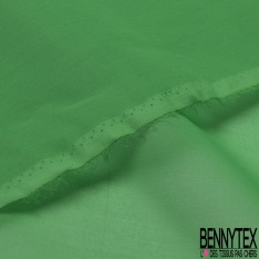 Organza de soie uni blanc optique