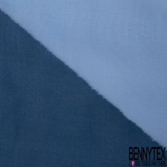 Mousseline de soie uni bleu roi