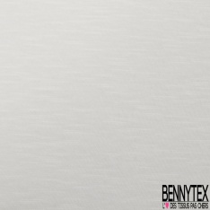 Jersey coton fin uni flammé chiné gris claire gris moyen