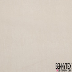 Mousseline de soie georgette satiné uni blanc discret