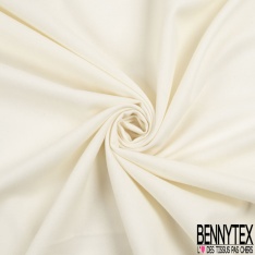 Coton chemise gratté sergé tissé teint uni souris
