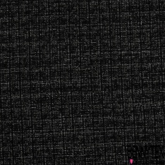 Tweed natté haute couture noir olive noir largon blanc lurex or