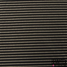 Jacquard ottoman fushia noir