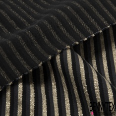 Jacquard ottoman fushia noir