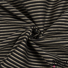 Jacquard ottoman fushia noir