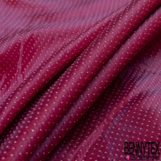 Jacquard gaufré coeur chiné orange mandarin noir