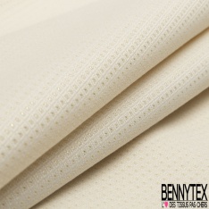 Jacquard plumetis blanc fond changeant satiné fushia bleu roi
