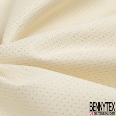 Jacquard plumetis blanc fond changeant satiné fushia bleu roi