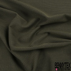 Jacquard plumetis rose fond noir