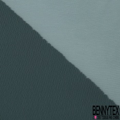 Coupon 3m mousseline georgette uni bleu sarcelle
